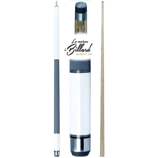 Queue Billard Blanche Et Grise