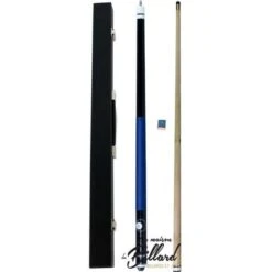 Coffret Queue De Billard Mixte Bleue Et Noir