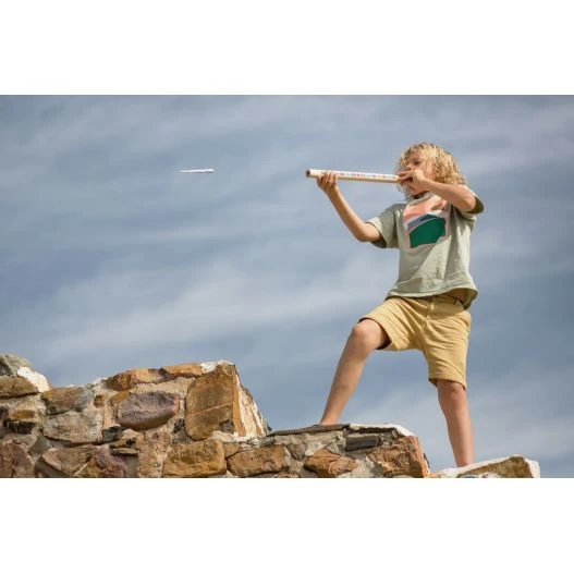 Sarbacane En Bois 50cm Pour Enfant Avec Accessoires – Image 3